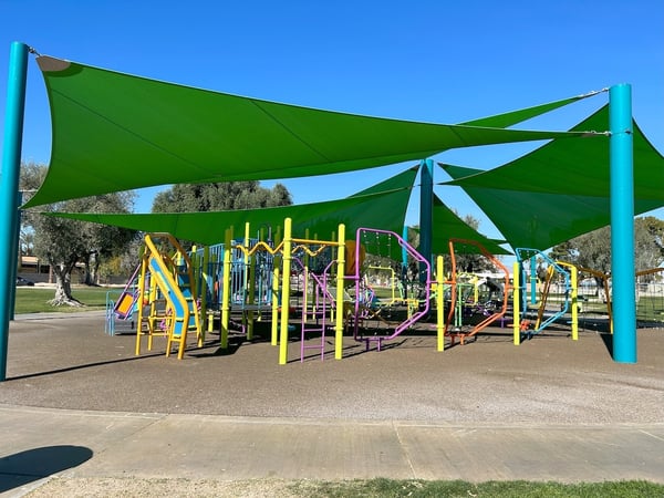 VictoriaPark integrated shade structures